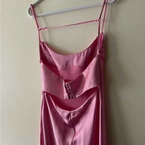Zara Viral Slip Dress Out Pink Long Gown bloggers favourite - Picture 12 of 16